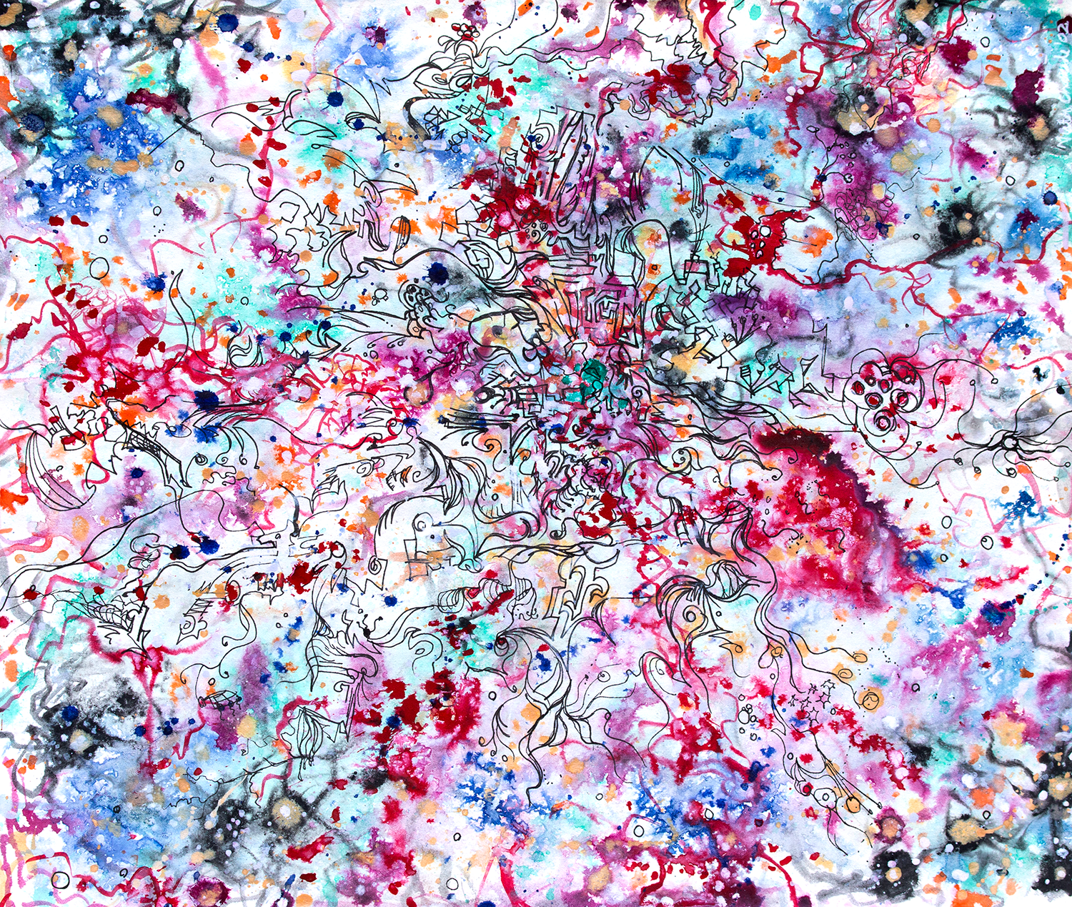 Picture of abstract painting "Complex" by Victor Charade - 2002