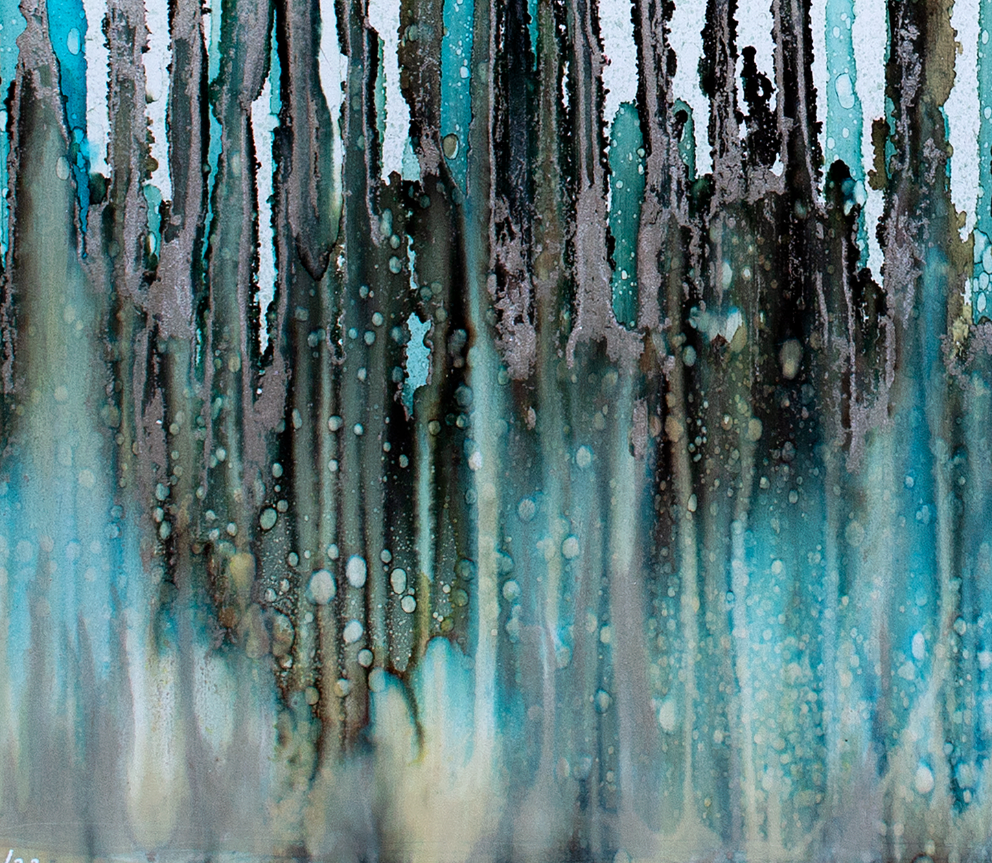 Detail picture of abstract painting "Frost" by Victor Charade