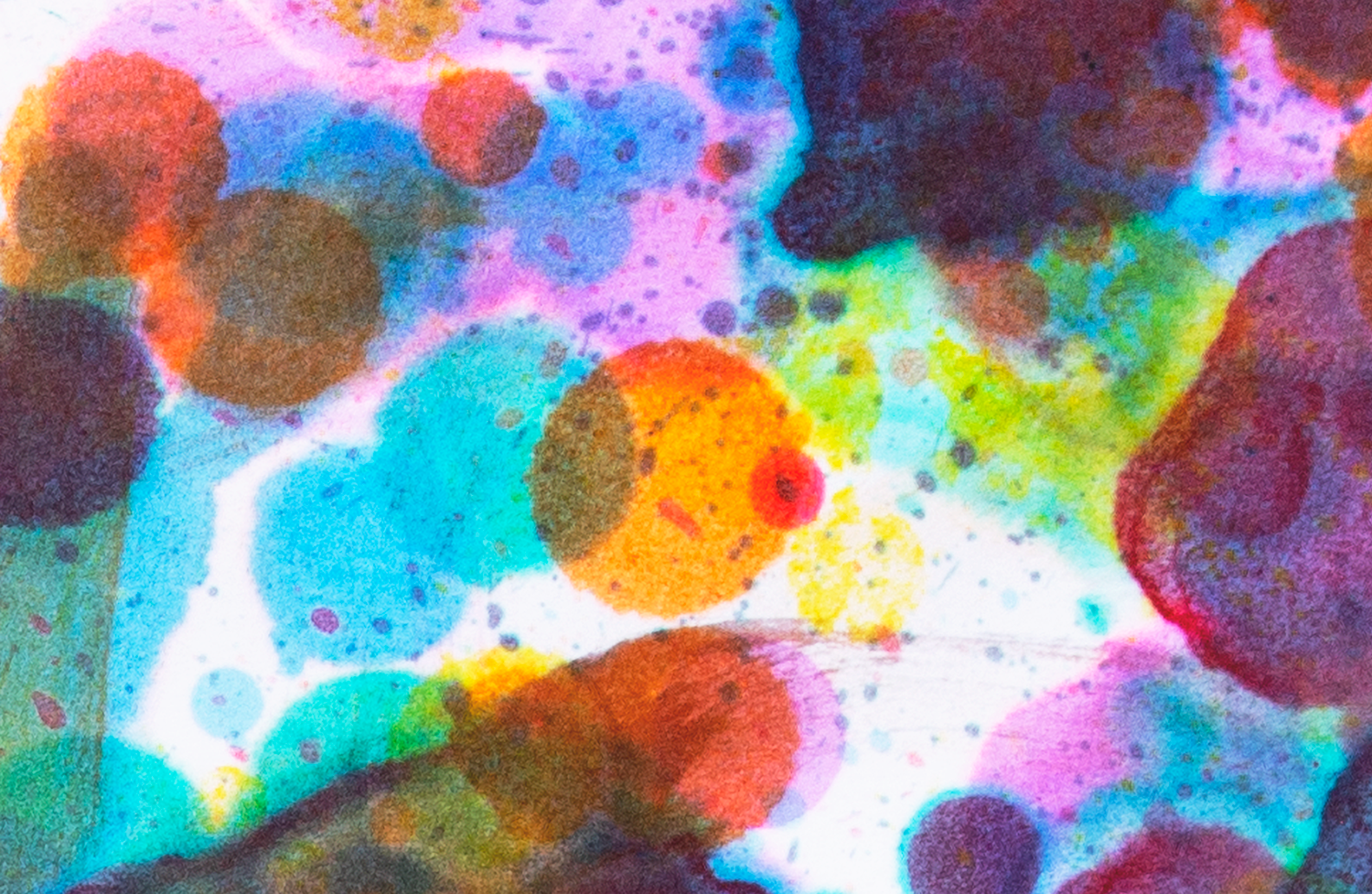 Detail picture of abstract painting "Traces" by Victor Charade